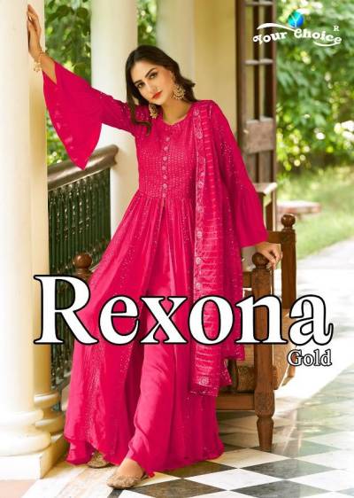 Rexona Gold By Your Choice Designer Partywear Readymade Salwar Kameez Collection